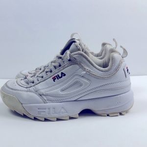 Women FILA Disruptor Shoes Size 9
